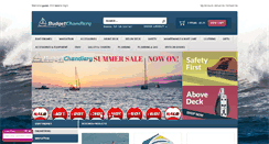Desktop Screenshot of budgetchandlery.com